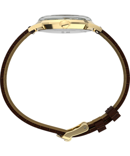 Timex Marlin Quartz 34mm Leather Strap Watch