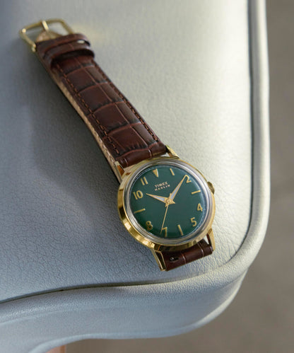 Timex Marlin Quartz 34mm Leather Strap Watch