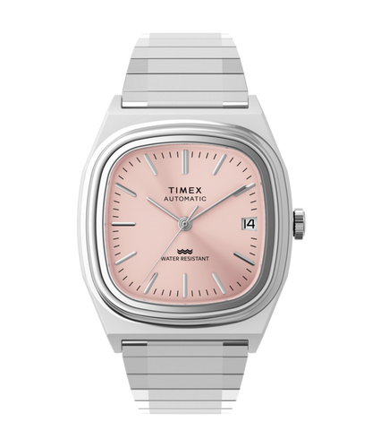 Timex Timex Automatic 1983 E Line 34mm Stainless Steel Expansion Band Watch