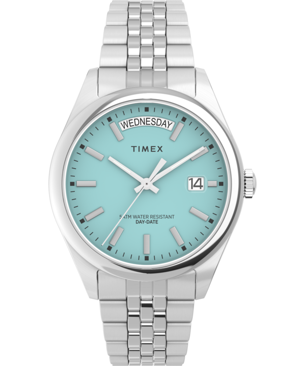 Timex Timex Legacy Day and Date 36mm Stainless Steel Bracelet Watch