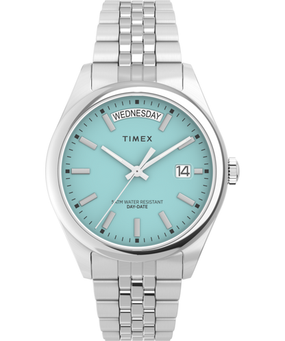 Timex Timex Legacy Day and Date 36mm Stainless Steel Bracelet Watch