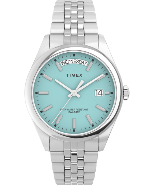 Timex Timex Legacy Day and Date 36mm Stainless Steel Bracelet Watch