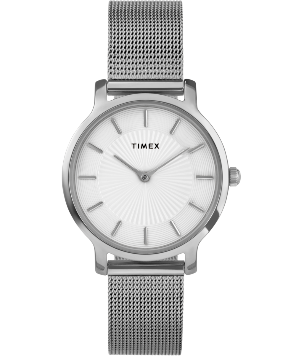 Timex Transcend 34mm Stainless Steel Bracelet Watch