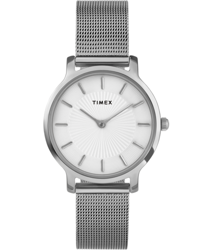 Timex Transcend 34mm Stainless Steel Bracelet Watch