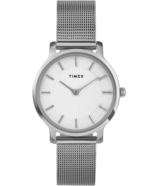 Timex Transcend 34mm Stainless Steel Bracelet Watch