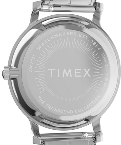 Timex Transcend 34mm Stainless Steel Bracelet Watch