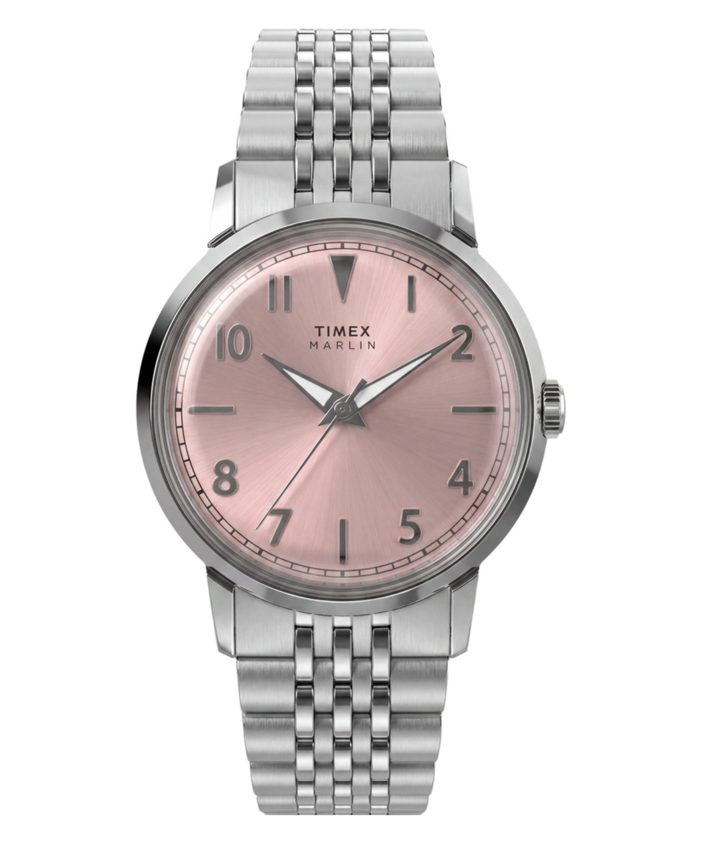 Timex Marlin Quartz 34mm Stainless Steel Bracelet Watch