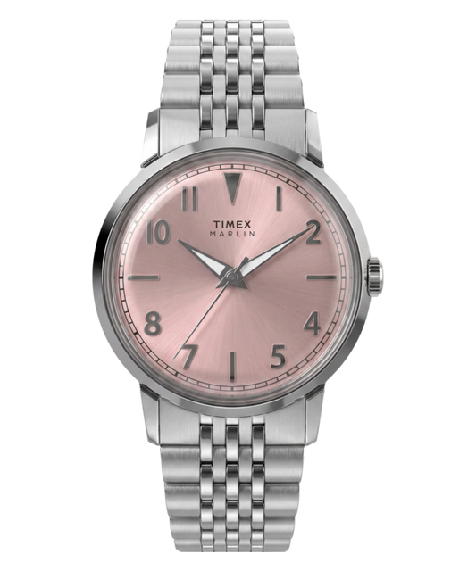 Timex Marlin Quartz 34mm Stainless Steel Bracelet Watch