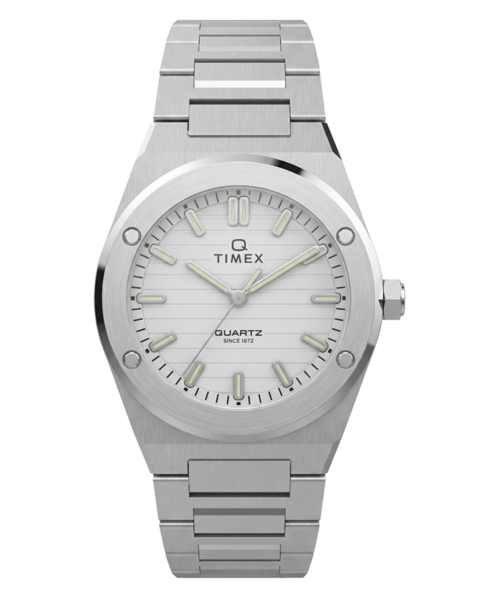 Timex Q Timex Marbella 34mm Stainless Steel Bracelet Watch