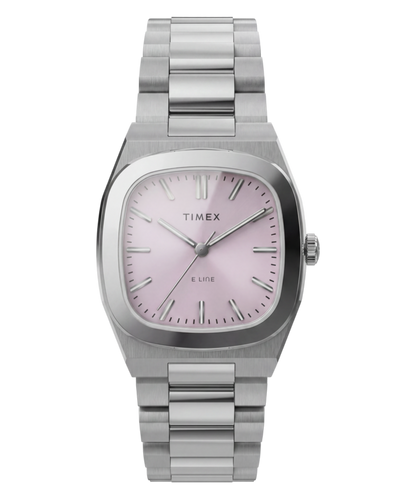Timex Timex Quartz E Line 30mm Stainless Steel Bracelet Watch