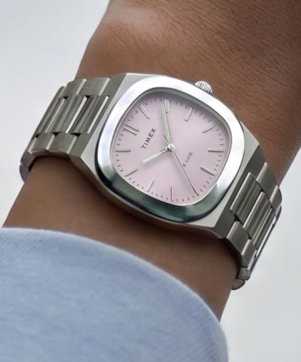 Timex Timex Quartz E Line 30mm Stainless Steel Bracelet Watch
