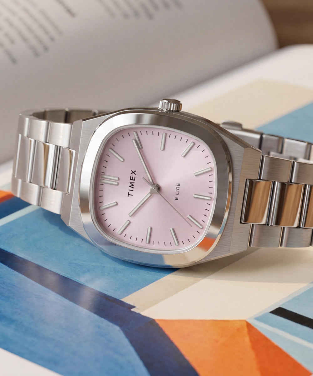 Timex Timex Quartz E Line 30mm Stainless Steel Bracelet Watch