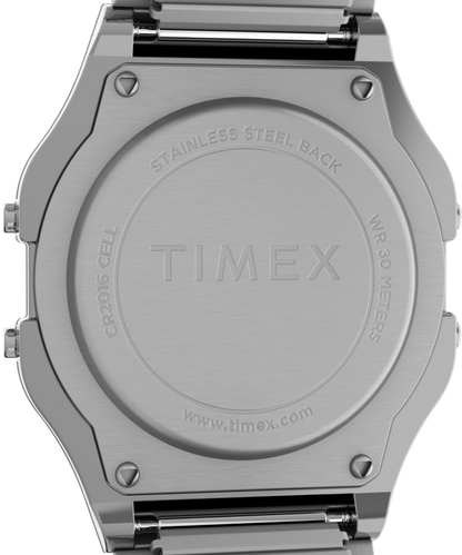 Timex Timex T80 34mm Stainless Steel Expansion Band Watch