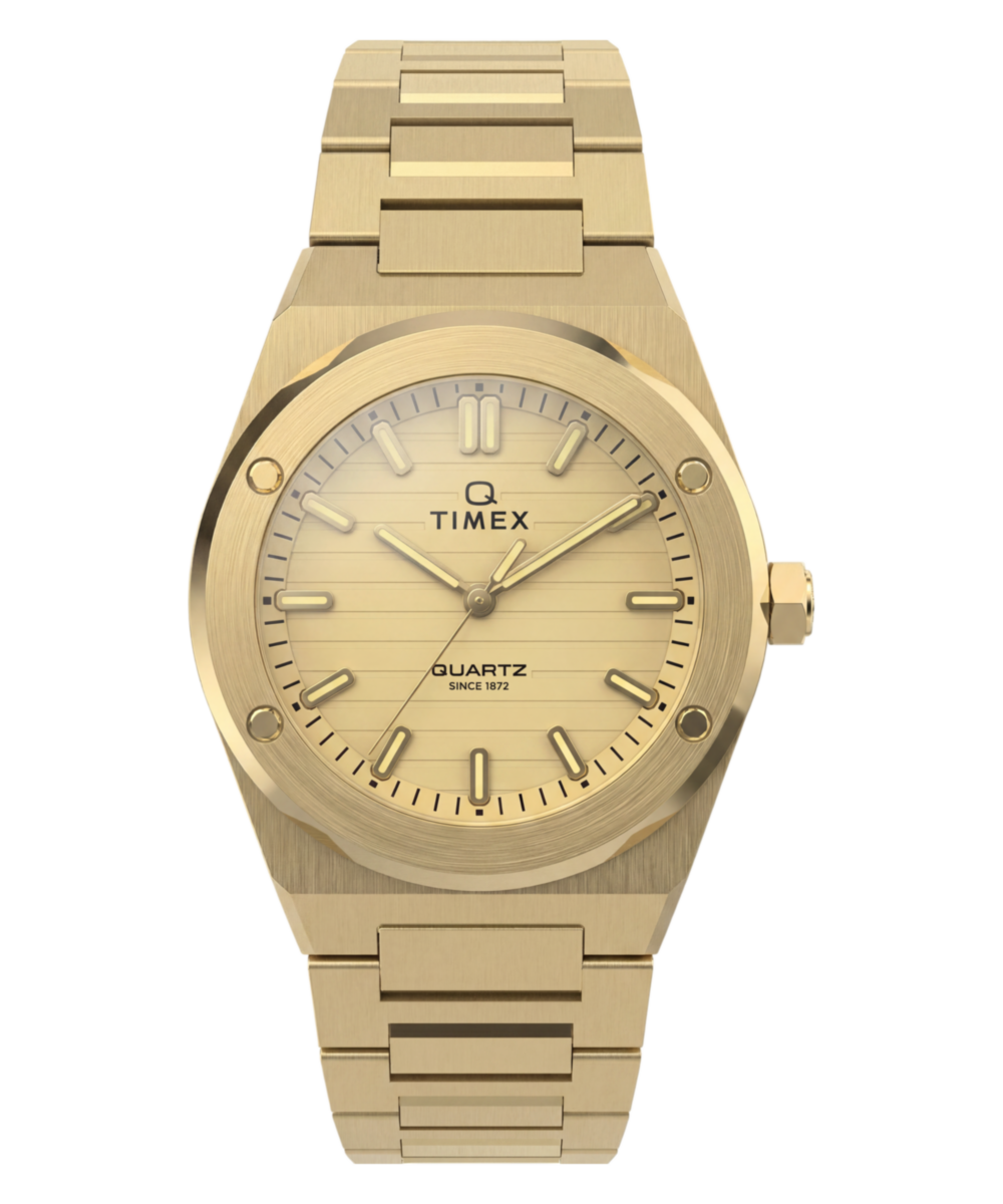 Timex Q Timex Marbella 34mm Stainless Steel Bracelet Watch