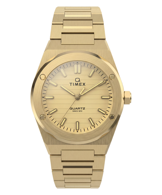 Timex Q Timex Marbella 34mm Stainless Steel Bracelet Watch