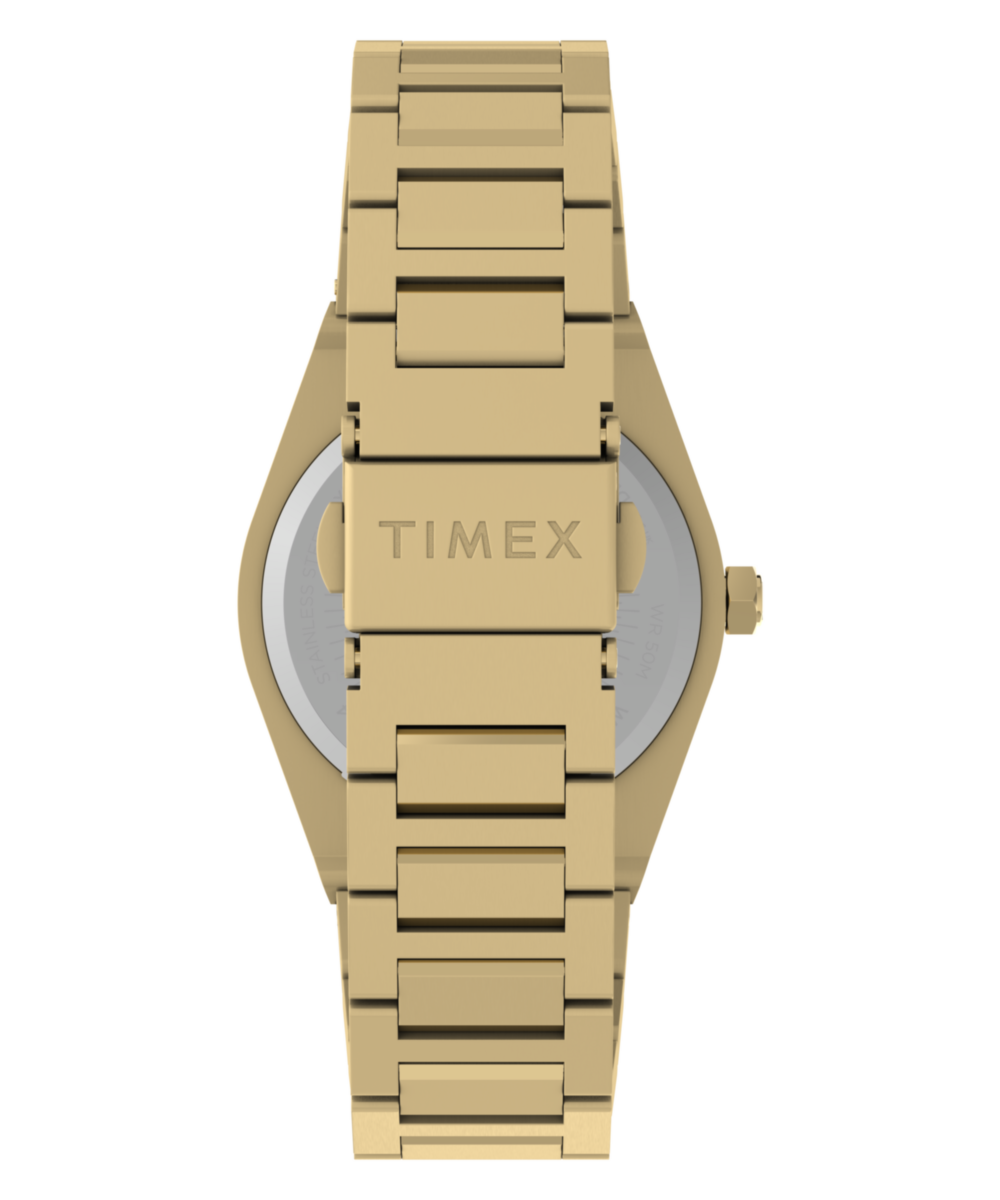 Timex Q Timex Marbella 34mm Stainless Steel Bracelet Watch