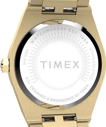 Timex Q Timex Marbella 34mm Stainless Steel Bracelet Watch