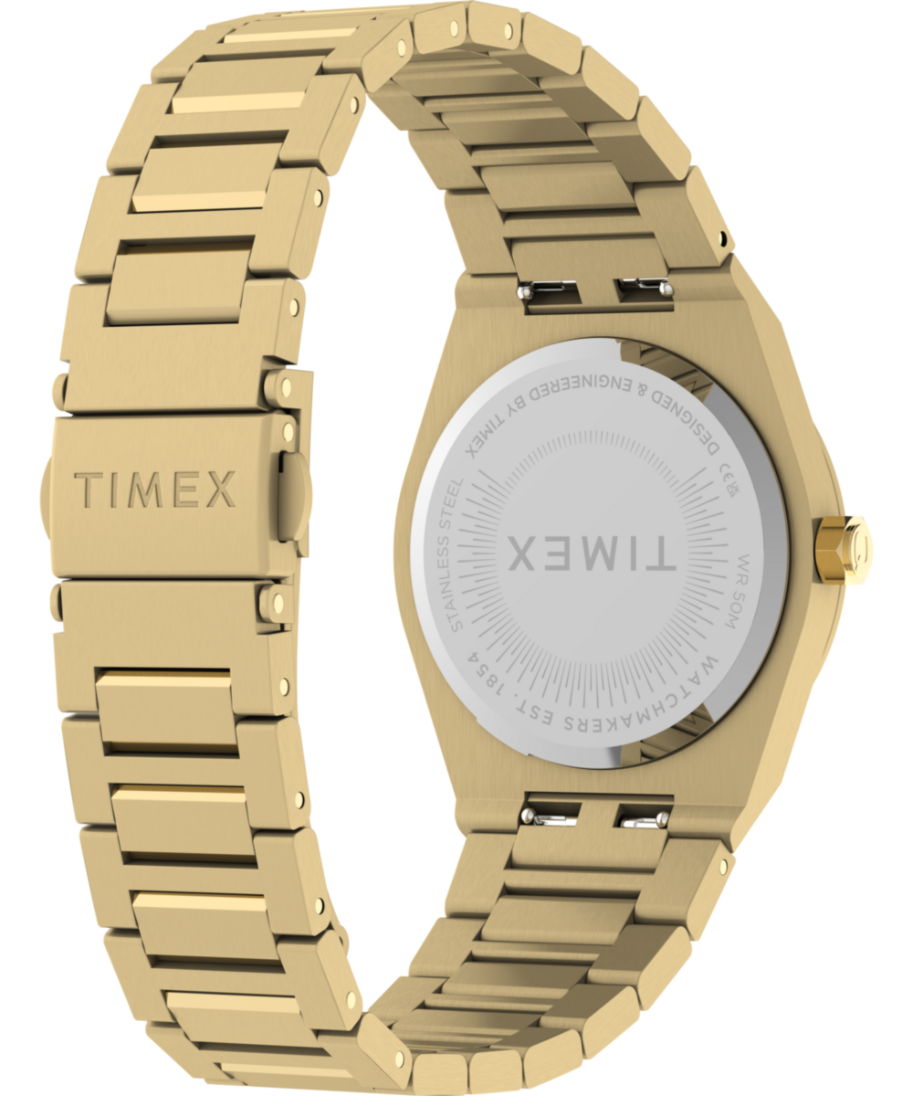 Timex Q Timex Marbella 34mm Stainless Steel Bracelet Watch