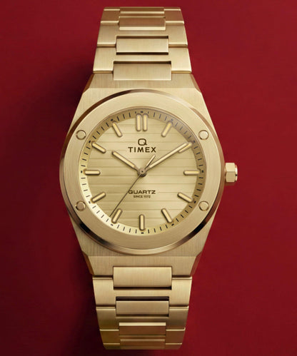 Timex Q Timex Marbella 34mm Stainless Steel Bracelet Watch