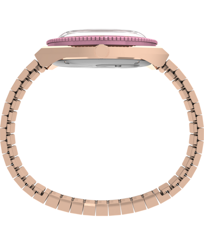 Timex Peanuts Q Timex In Bloom 36mm Stainless Steel Expansion Band Watch