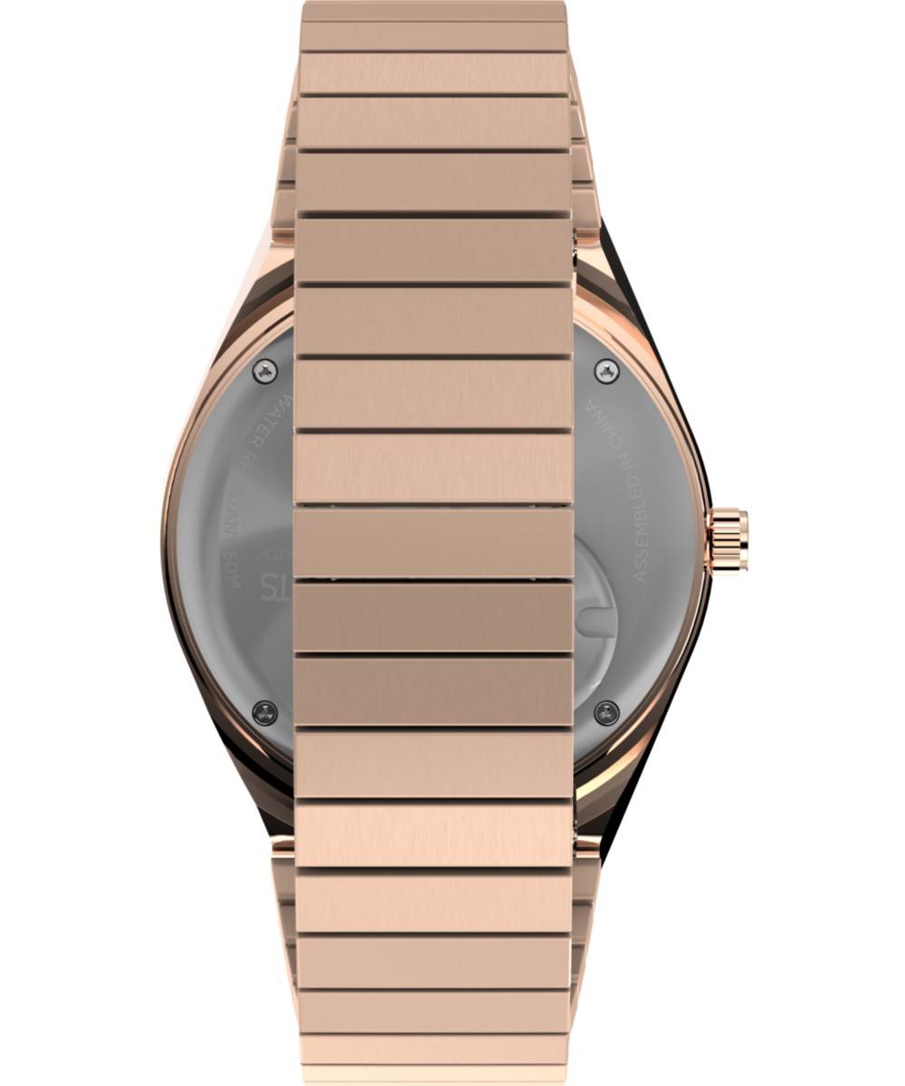 Timex Peanuts Q Timex In Bloom 36mm Stainless Steel Expansion Band Watch