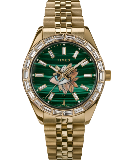 Timex Timex Legacy x Jacquie Aiche Malachite Tribe Eye 36mm Watch