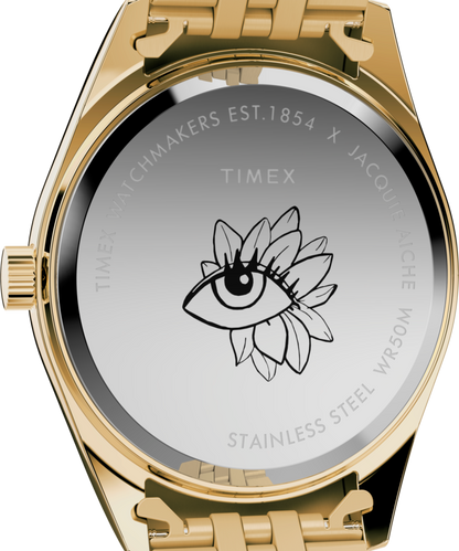 Timex Timex Legacy x Jacquie Aiche Malachite Tribe Eye 36mm Watch