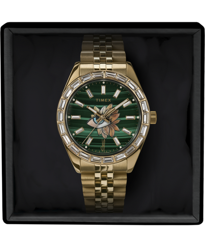 Timex Timex Legacy x Jacquie Aiche Malachite Tribe Eye 36mm Watch