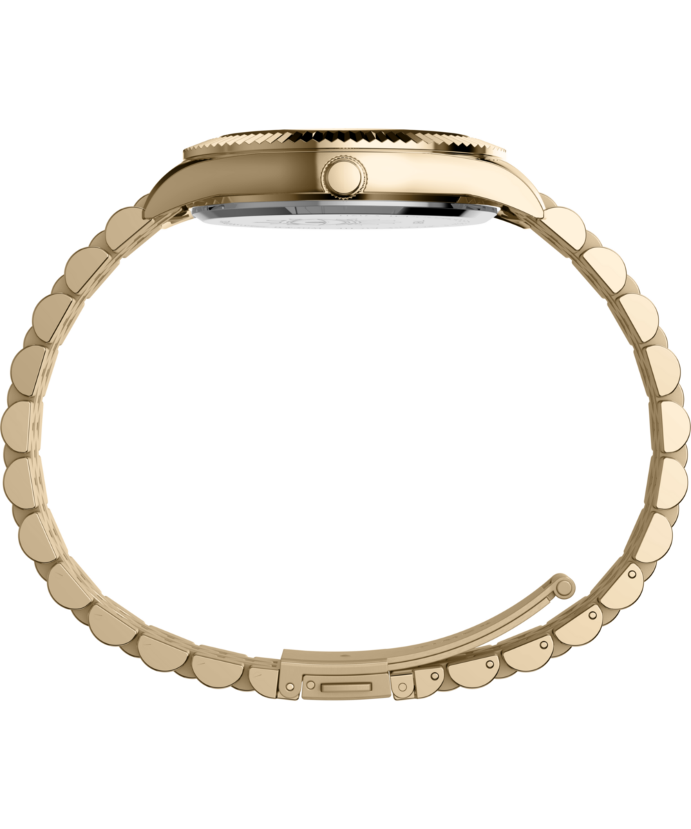 Timex Timex Legacy x Jacquie Aiche Gold Sunray Dial with Tribe Eye 36mm Watc