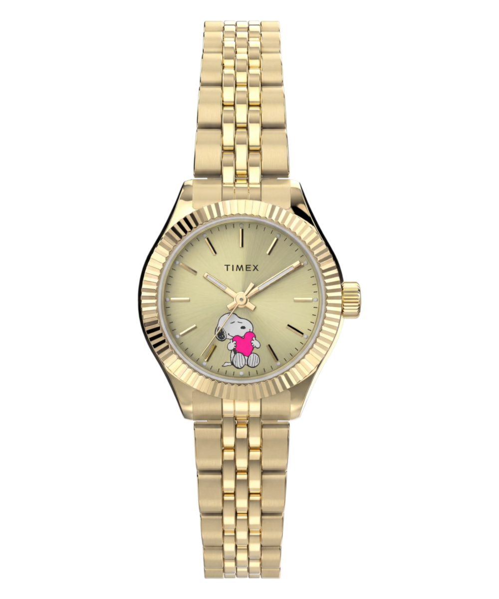 Timex Peanuts x Timex Legacy Mini Heart Hug 25mm Stainless Steel Bracelet Wa