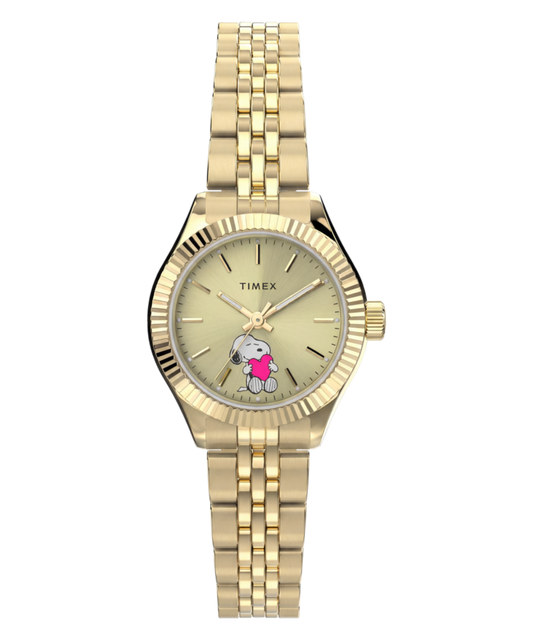 Timex Peanuts x Timex Legacy Mini Heart Hug 25mm Stainless Steel Bracelet Wa