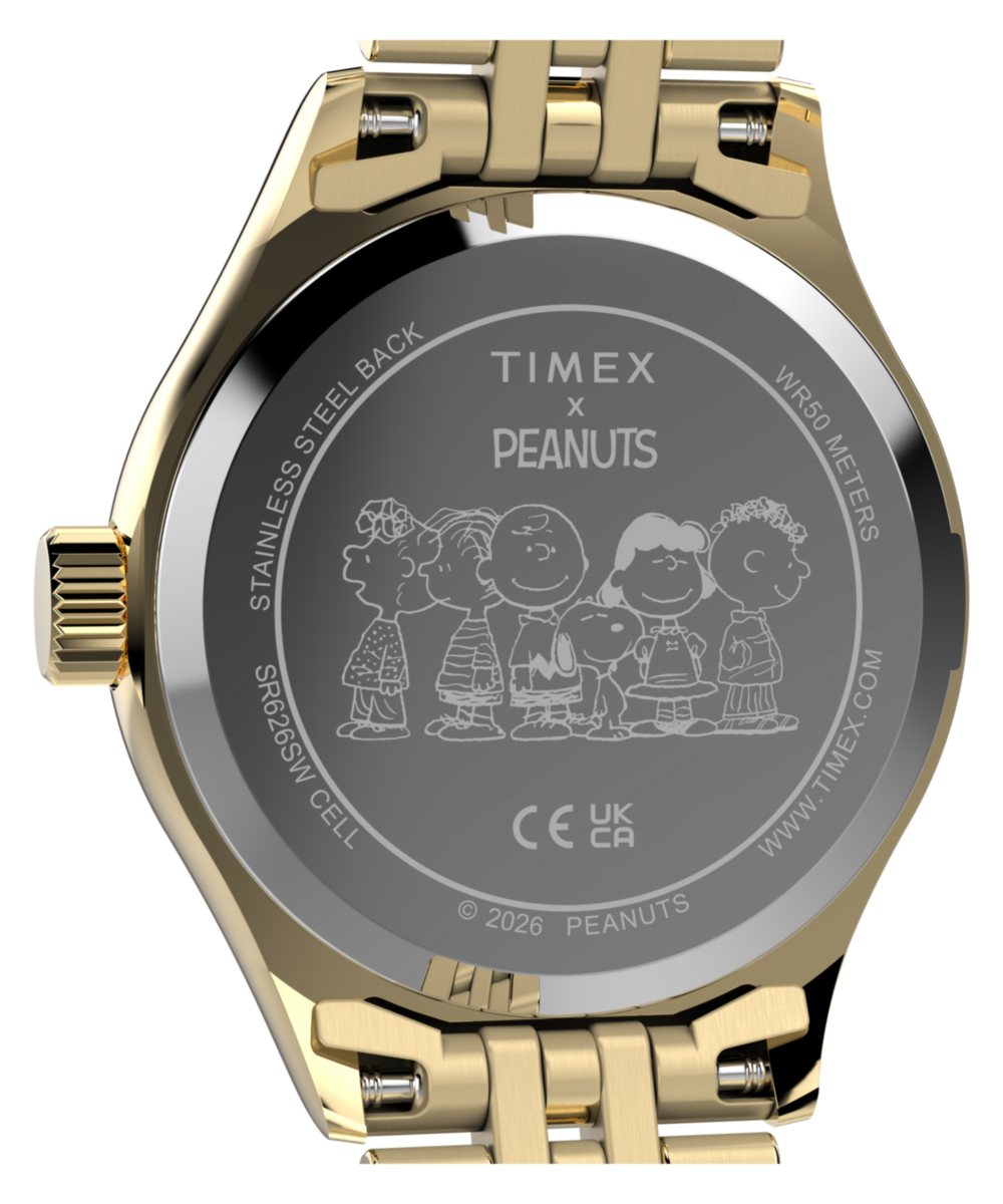Timex Peanuts x Timex Legacy Mini Heart Hug 25mm Stainless Steel Bracelet Wa