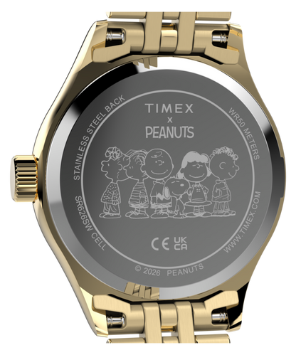 Timex Peanuts x Timex Legacy Mini Heart Hug 25mm Stainless Steel Bracelet Wa