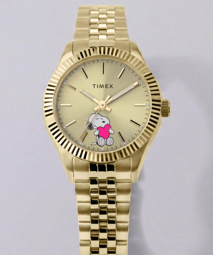 Timex Peanuts x Timex Legacy Mini Heart Hug 25mm Stainless Steel Bracelet Wa