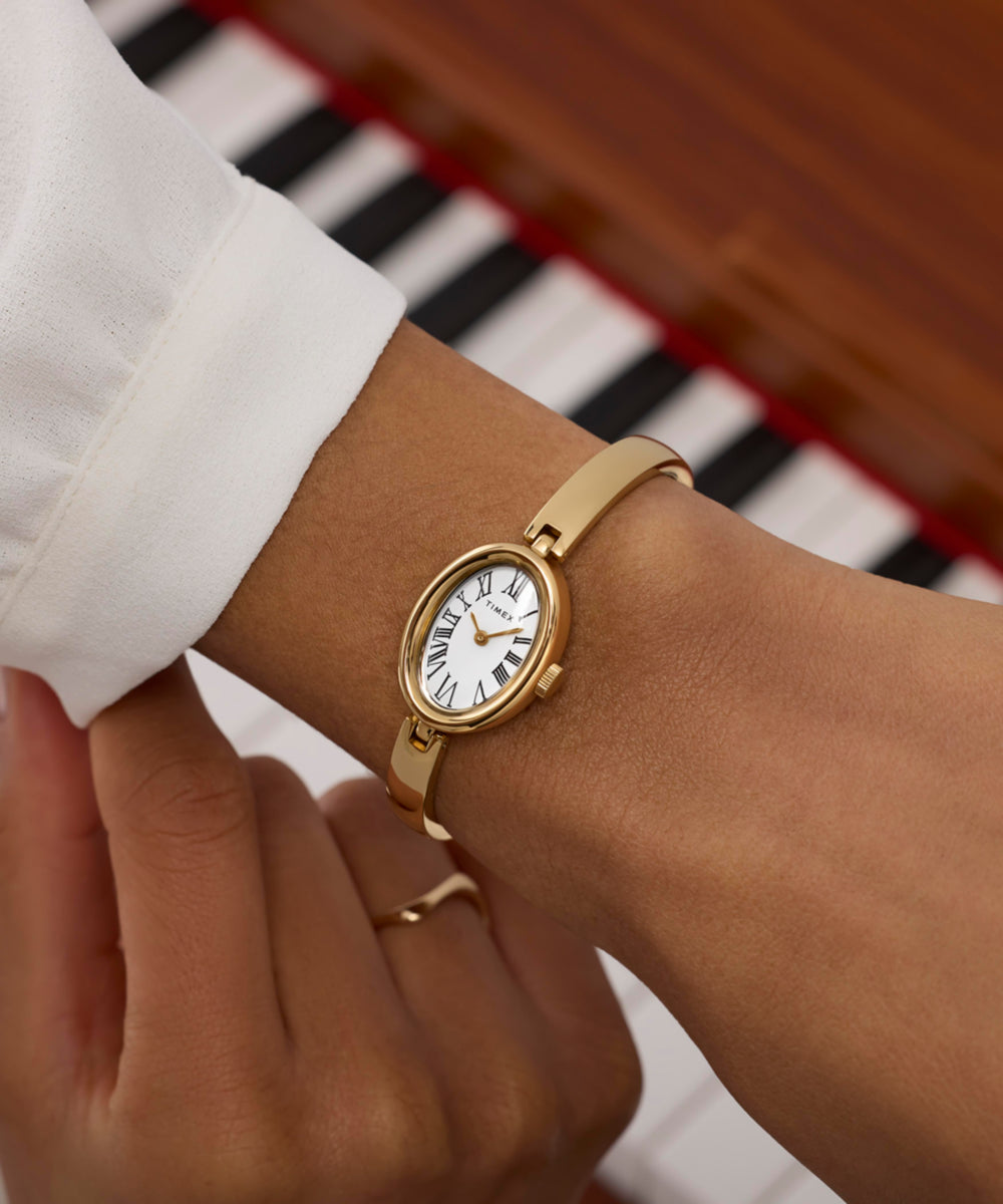 Timex Cavatina 19mm Stainless Steel Bangle Watch