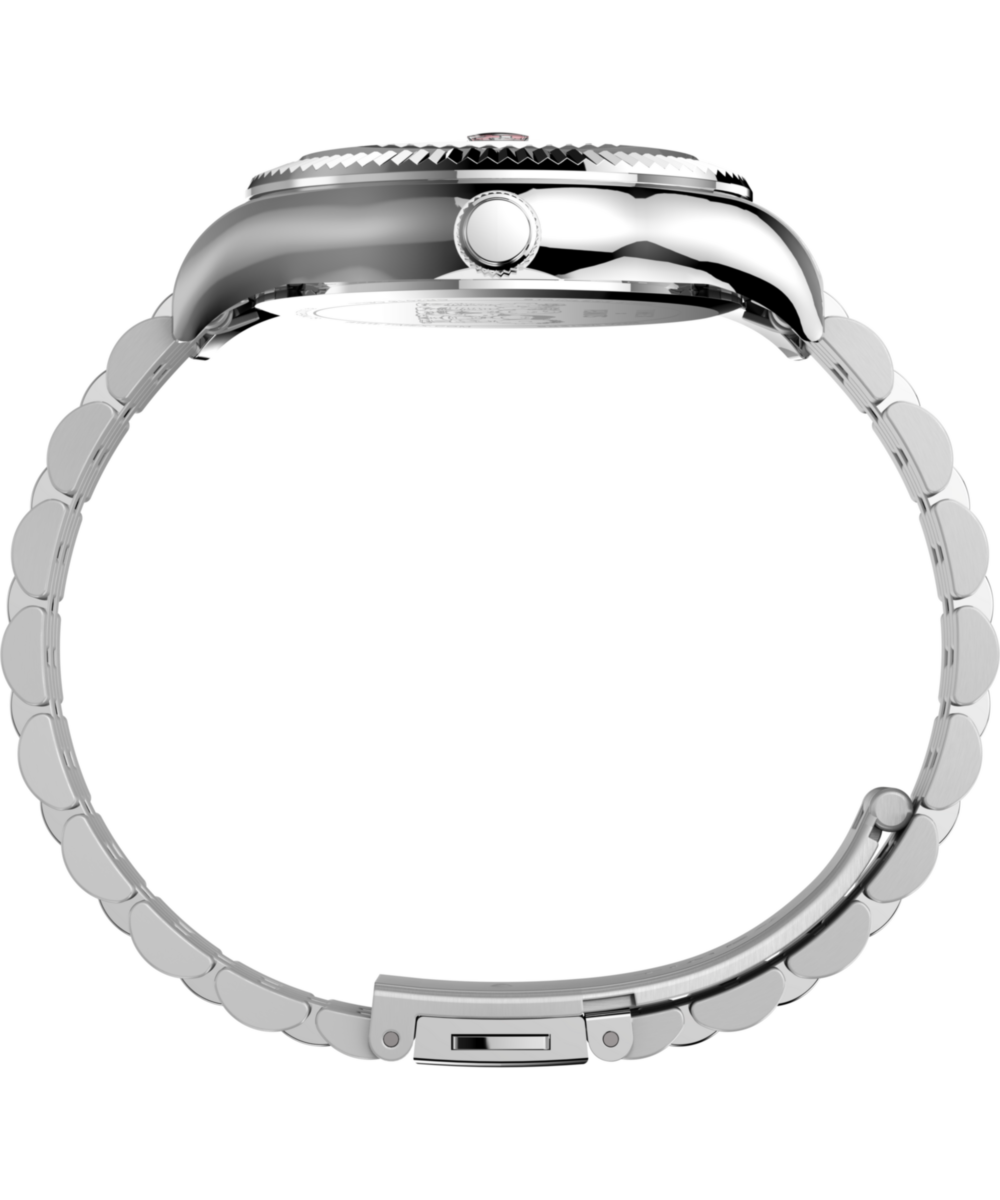 Timex Peanuts x Timex Legacy 34mm Stainless Steel Bracelet Watch