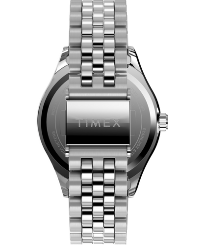 Timex Peanuts x Timex Legacy 34mm Stainless Steel Bracelet Watch
