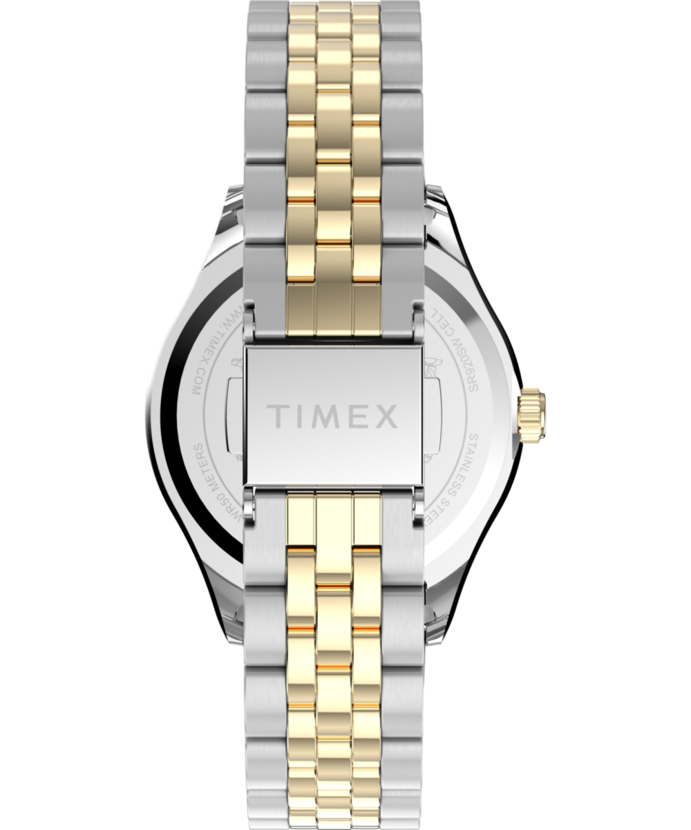 Timex Peanuts x Timex Legacy Bowtie 34mm Stainless Steel Bracelet Watch