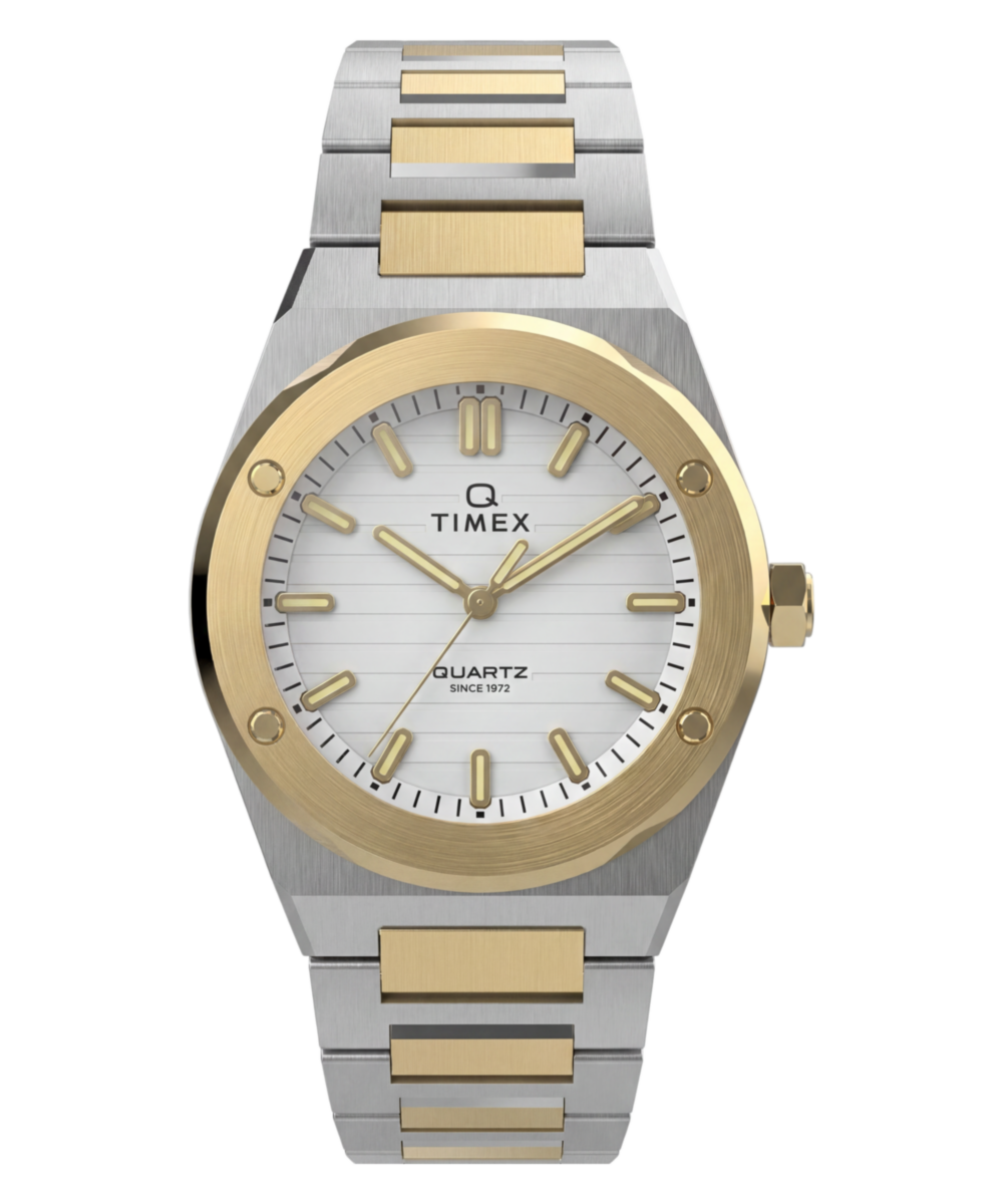 Timex Q Timex Marbella 34mm Stainless Steel Bracelet Watch