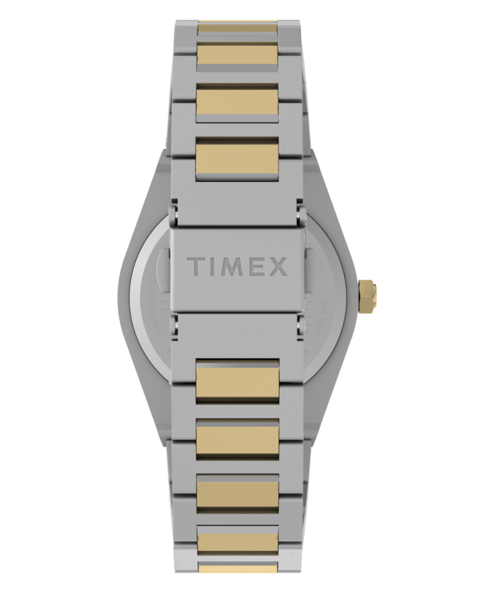 Timex Q Timex Marbella 34mm Stainless Steel Bracelet Watch