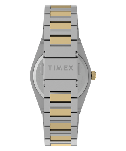 Timex Q Timex Marbella 34mm Stainless Steel Bracelet Watch