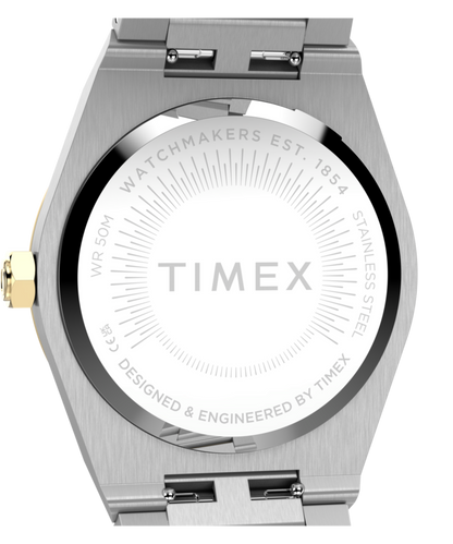 Timex Q Timex Marbella 34mm Stainless Steel Bracelet Watch