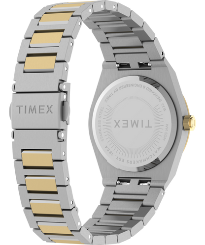 Timex Q Timex Marbella 34mm Stainless Steel Bracelet Watch