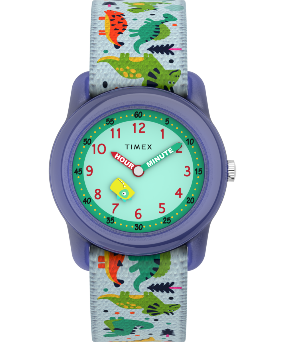 Timex TIMEX TIME MACHINES 29mm Dinosaur Elastic Fabric Kids Watch