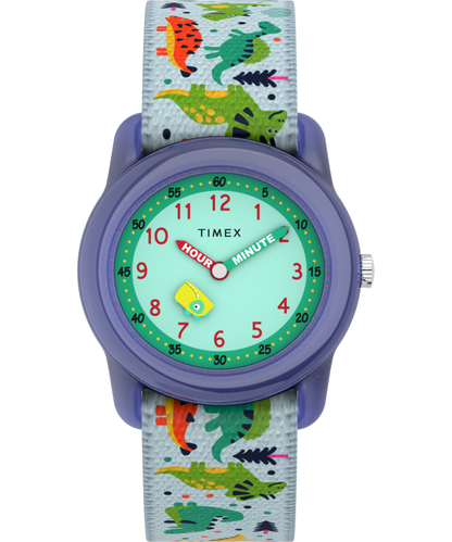 Timex TIMEX TIME MACHINES 29mm Dinosaur Elastic Fabric Kids Watch