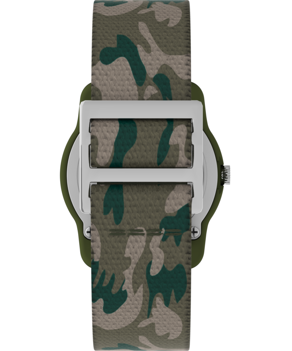 Timex TIMEX TIME MACHINES 29mm Green Camo Elastic Fabric Kids Watch