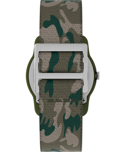 Timex TIMEX TIME MACHINES 29mm Green Camo Elastic Fabric Kids Watch