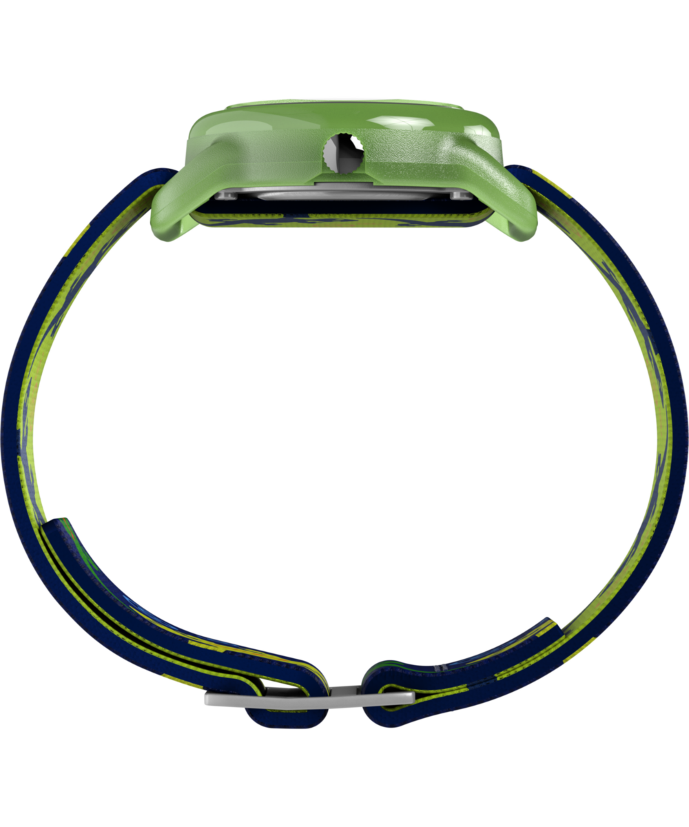 Timex TIMEX TIME MACHINES 29mm Green Gecko Elastic Fabric Kids Watch