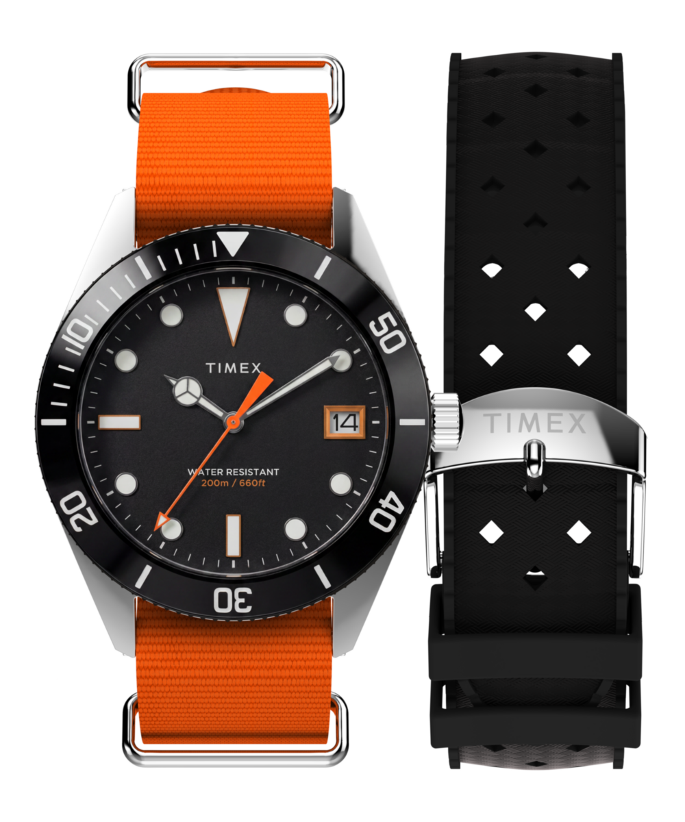Timex Bespoke Post x Timex Heritage 66 40mm Fabric Strap Watch Gift Set