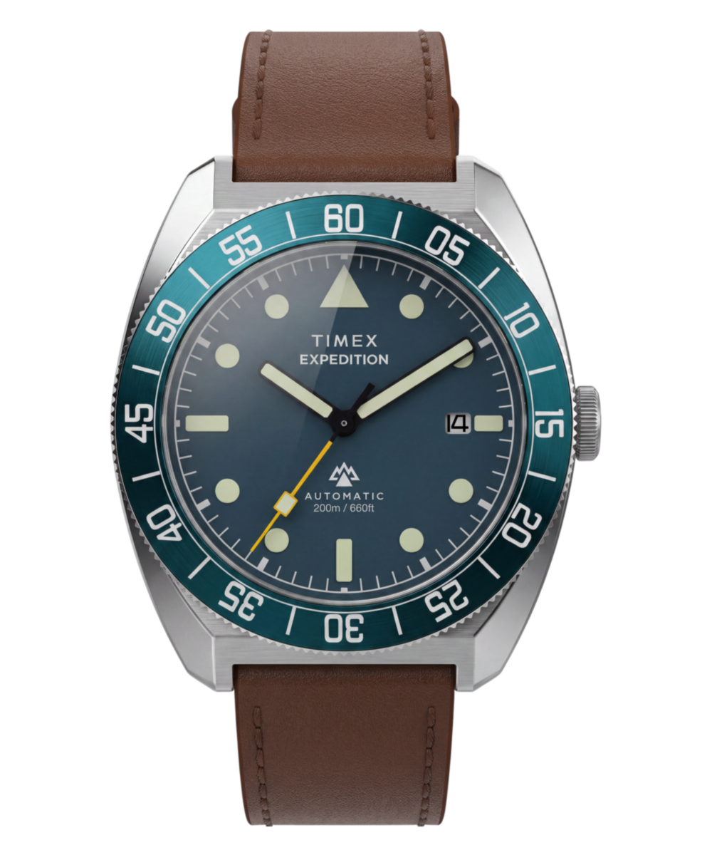 Timex Expedition Pioneer Automatic 41mm Leather Strap Watch